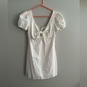 White babydoll dress